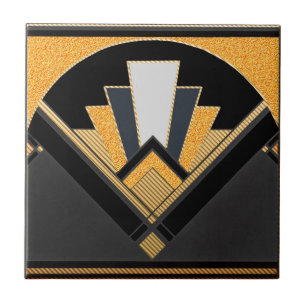 Kunstdecolumkeramiek (gouden korrel) tegeltje