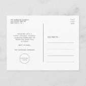 Kunstdeconfo's weergeven Bedrijfsfoto Briefkaart (Achterkant)