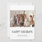 Kunstdeconfo's weergeven Bedrijfsfoto Feestdagenkaart (Voorkant)