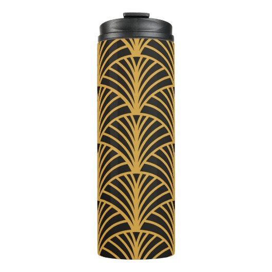 Kunstdecopatroon. decoratieversiering. thermosbeker (Voorkant)