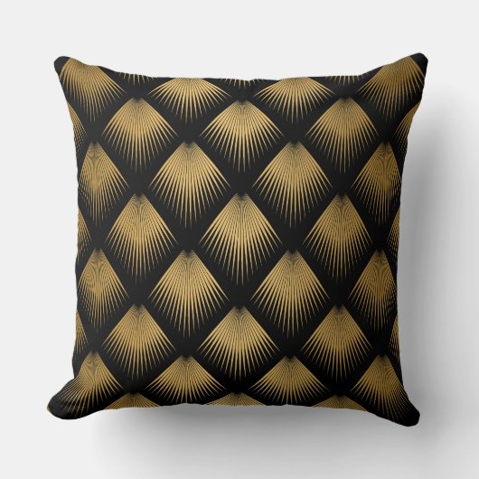 ,Kunstdecopatroon, geometrisch, tijdperk van 1920 Kussen (Voorkant)