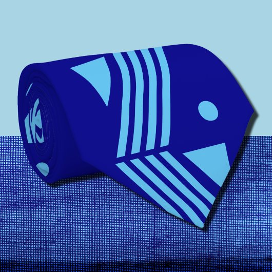 kunstdecopatroon - in het donker en in het hemel b stropdas