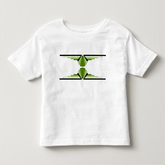 Kunstdecopatroon in limieten kinder shirts (Voorkant)