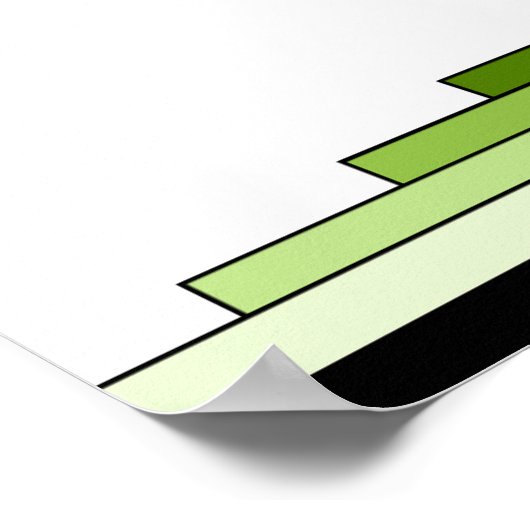 Kunstdecopatroon in limieten poster (Hoek)