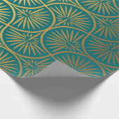 Kunstdecor patroon.  behang. Japans of Cadeaupapier (Hoek)