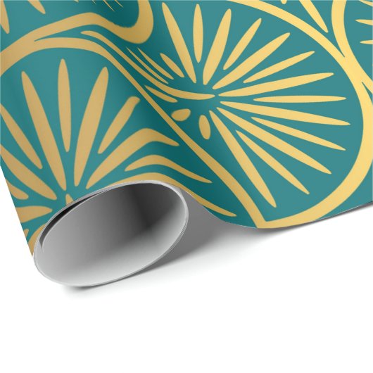 Kunstdecor patroon.  behang. Japans of Cadeaupapier (Rol Hoek)