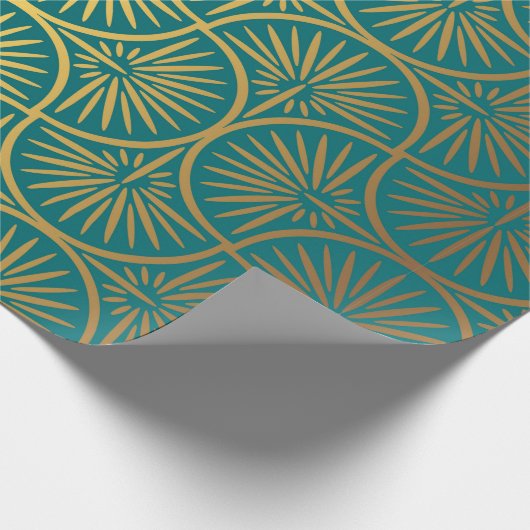 Kunstdecor patroon.  behang. Japans of Cadeaupapier (Hoek)