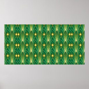 Kunstdecor patroon. behang. Japans of Poster