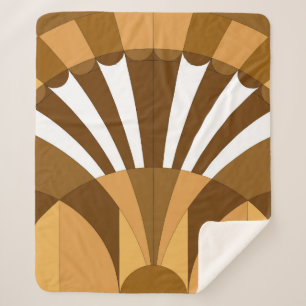  kunstdecor patroon sherpa deken