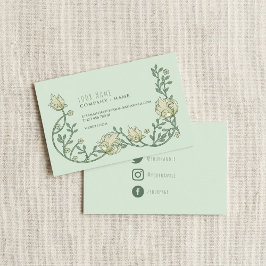 Kunstdecor visitekaartje sociale media