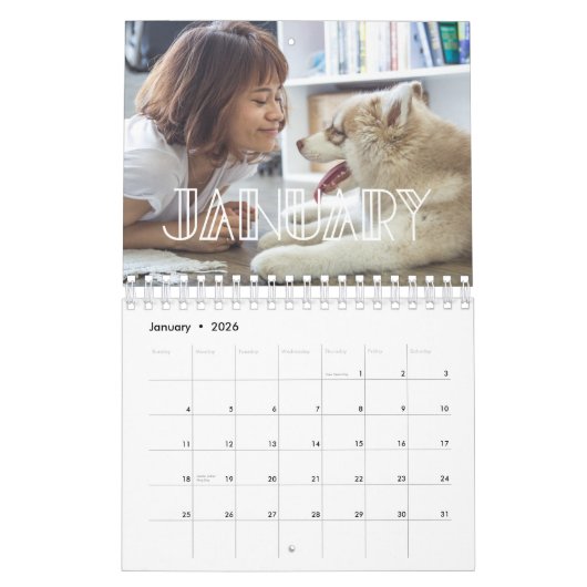 Kunstdecoscriptfamilie foto 20233 kalender (Jan 2026)