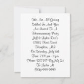 Kunstdecostechnieken ~ Elke uitnodiging van een Oc (Achterkant)