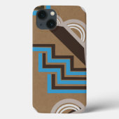 Kunstdecostijl Abstract ontwerp Case-Mate iPhone Case (Achterkant)
