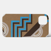 Kunstdecostijl Abstract ontwerp Case-Mate iPhone Case (Achterkant (horizontaal))