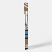 Kunstdecostijl Abstract ontwerp Case-Mate iPhone Case (Achterkant / Links)