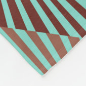 Kunstdecostijl naadloze patroonstructuur fleece deken (Hoek)