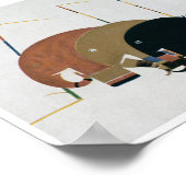 Kunstdecostijl Olephants Poster (Hoek)