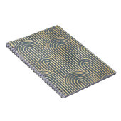 Kunstdecostijlontwerp luxe, naadloze vormgeving notitieboek (Rechterzijde)