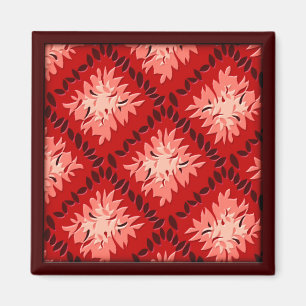 Kunstdecoventilatorraster - Rood (magneet) Magneet