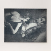 Kunstdedansers berber en droste legpuzzel (Horizontaal)