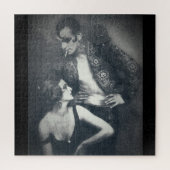 Kunstdedansers berber en droste legpuzzel (Verticaal)