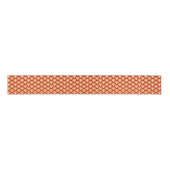 Kunstdegolfpatroon - tangerine sinaasappel grosgrain lint (Voorkant)