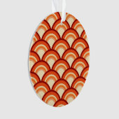Kunstdegolfpatroon - tangerine sinaasappel ornament (voorkant)