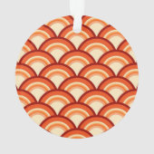 Kunstdegolfpatroon - tangerine sinaasappel ornament (achterkant)