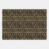 Kunstdeklaag voor gouden en zwarte inpakbladen inpakpapier vel (Voorkant)