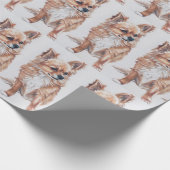 Kunstdeklappapier met lange adernaam, in Chihuahua Cadeaupapier (Hoek)