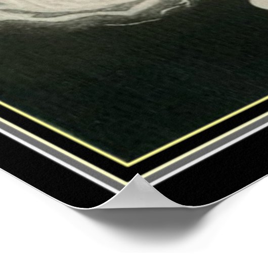 Kunstdekletters die dansen rond Pierrot Poster (Hoek)