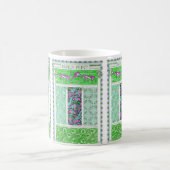 Kunstdepapegaai oerwoud tropisch papier koffiemok (Center)