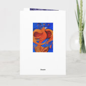 kunstdesigner cards begroeting Phoenix Kaart (Achterkant)