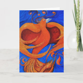 kunstdesigner cards begroeting Phoenix Kaart