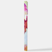 Kunstdetails Abstracte schilderwas- iPhone Hoesje (Rechterkant)