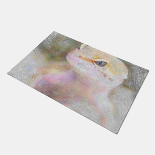 kunstdier gekko deurmat (Schuin)