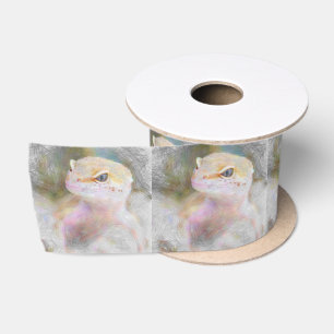 kunstdier gekko satijnen lint