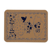 KUNSTDIERENSCHAP, PIG, ROOSTER LAND MAGNEET (Horizontaal)