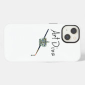 “Kunstdiva”  iPhone Hoesje (Achterkant horizontaal)