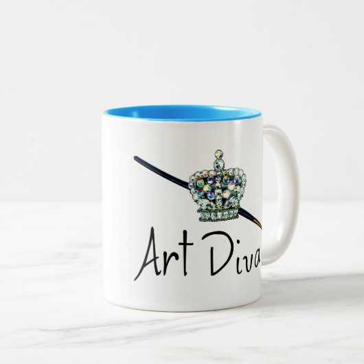 "Kunstdiva" mok (Voorkant rechts)