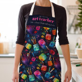 kunstdocent | Als een normale leraar monogram Schort