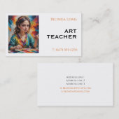 kunstdocent | Sepia Visitekaartje (Voorkant / Achterkant)