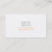 kunstdocent | Sepia Visitekaartje (Achterkant)