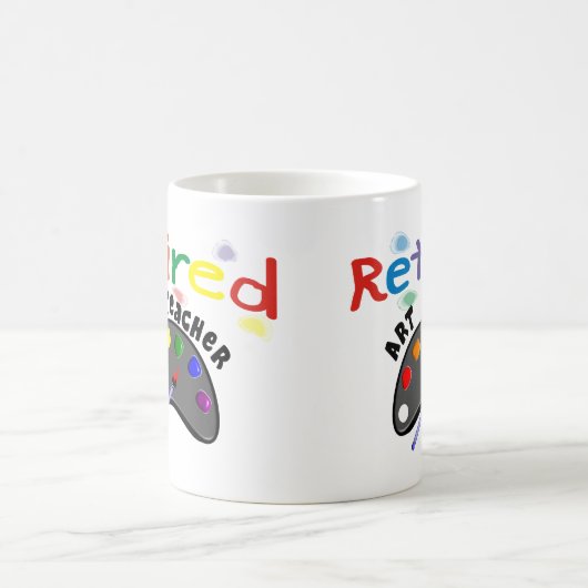 Kunstdocentenkaarten in ruste en cadeautjes koffiemok (Center)