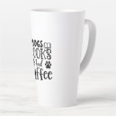 Kunstdoppen lezen latte mok (Rechterhoek)