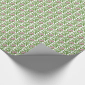 Kunstdr. roze waslappen cadeaupapier (Hoek)