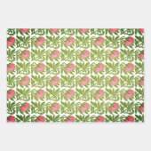 Kunstdr. roze waslappen inpakpapier vel (Voorkant 3)