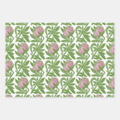 Kunstdr. roze waslappen inpakpapier vel (Voorkant 2)