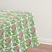 Kunstdr. roze waslappen tafelkleed (Voorbeeld)