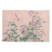 kunstdragonfly en bloemen schilderen kussensloop (Achterkant)